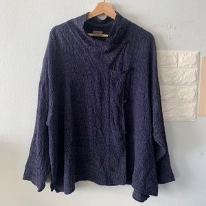 Uru wearable art silk top, m/l